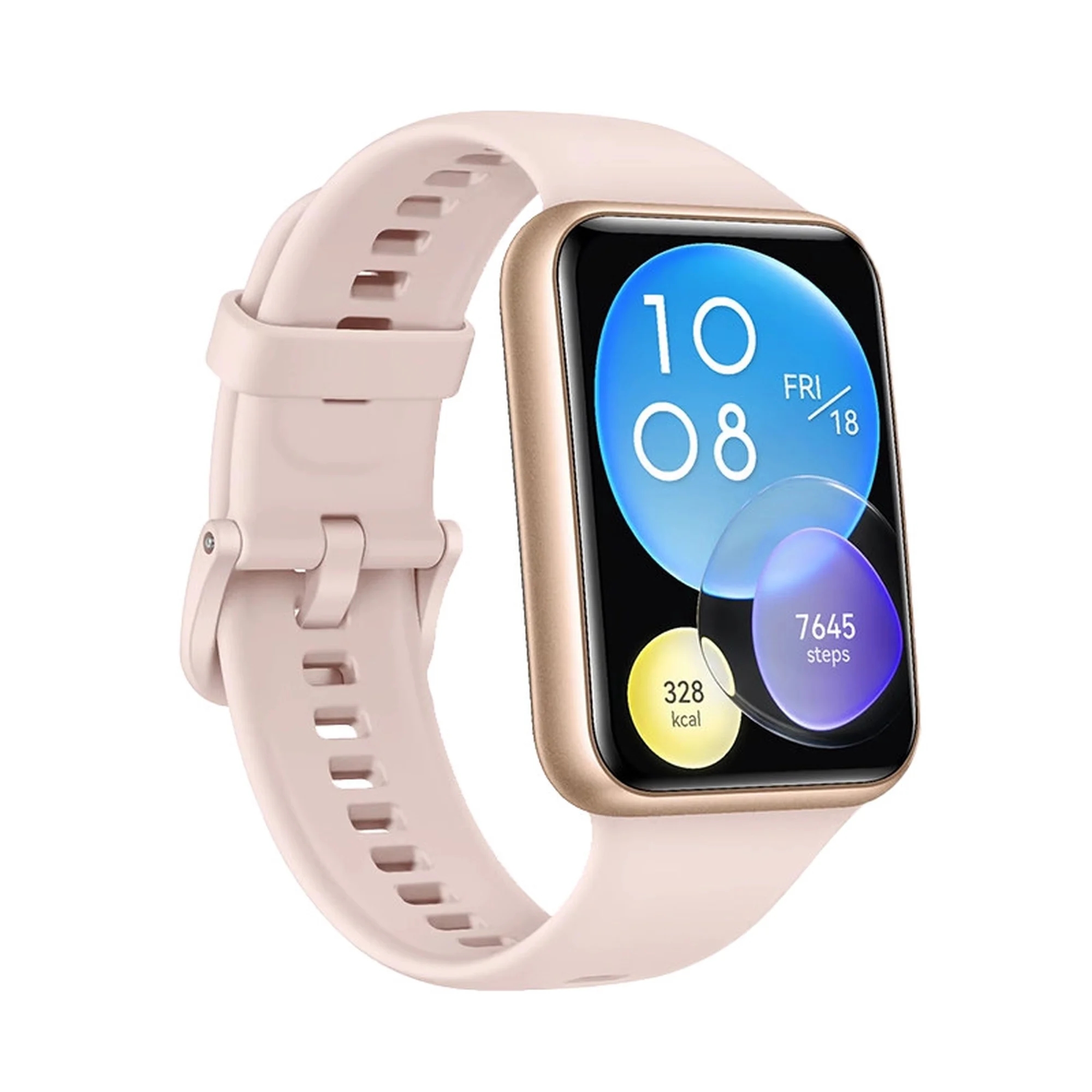 Huawei Watch Fit 2 Active Edition išmanusis laikrodis su GPS, AMOLED ir atsparumu vandeniui, Sakura rožinė